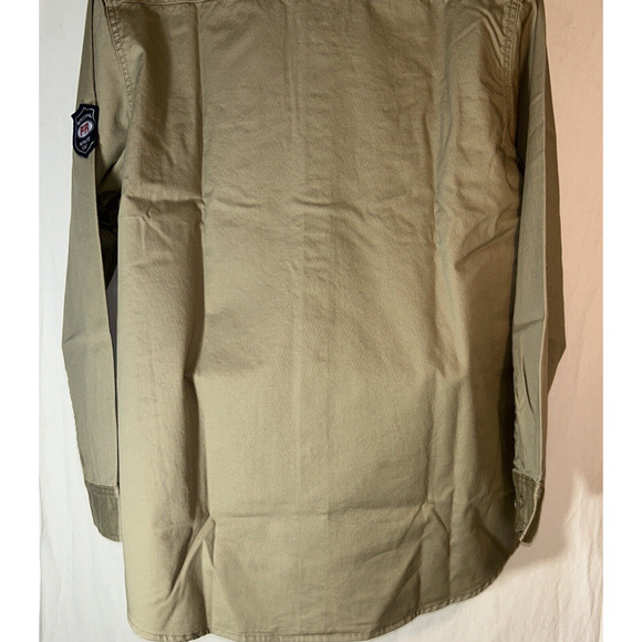 BOCOMAL FR Shirts Flame Resistant 100% C NFPA2112 7.5oz Men's Welding Shirt L - Picture 7 of 8